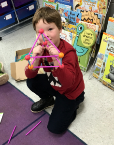 Teaching shapes with kits