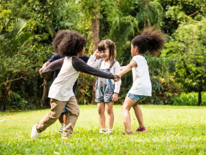 children dancing