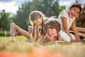 children playing