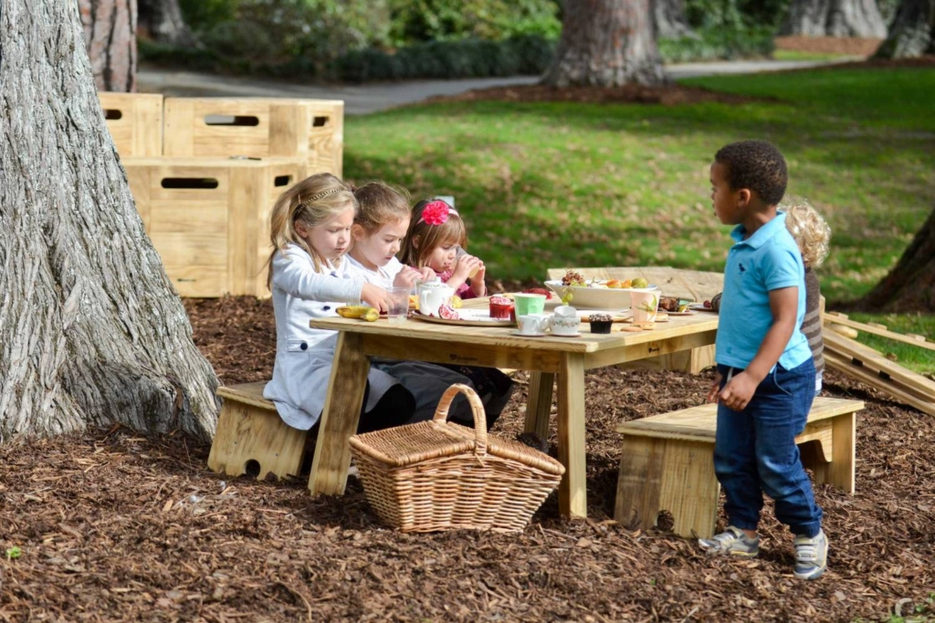 Outdorable Table and Bench Set